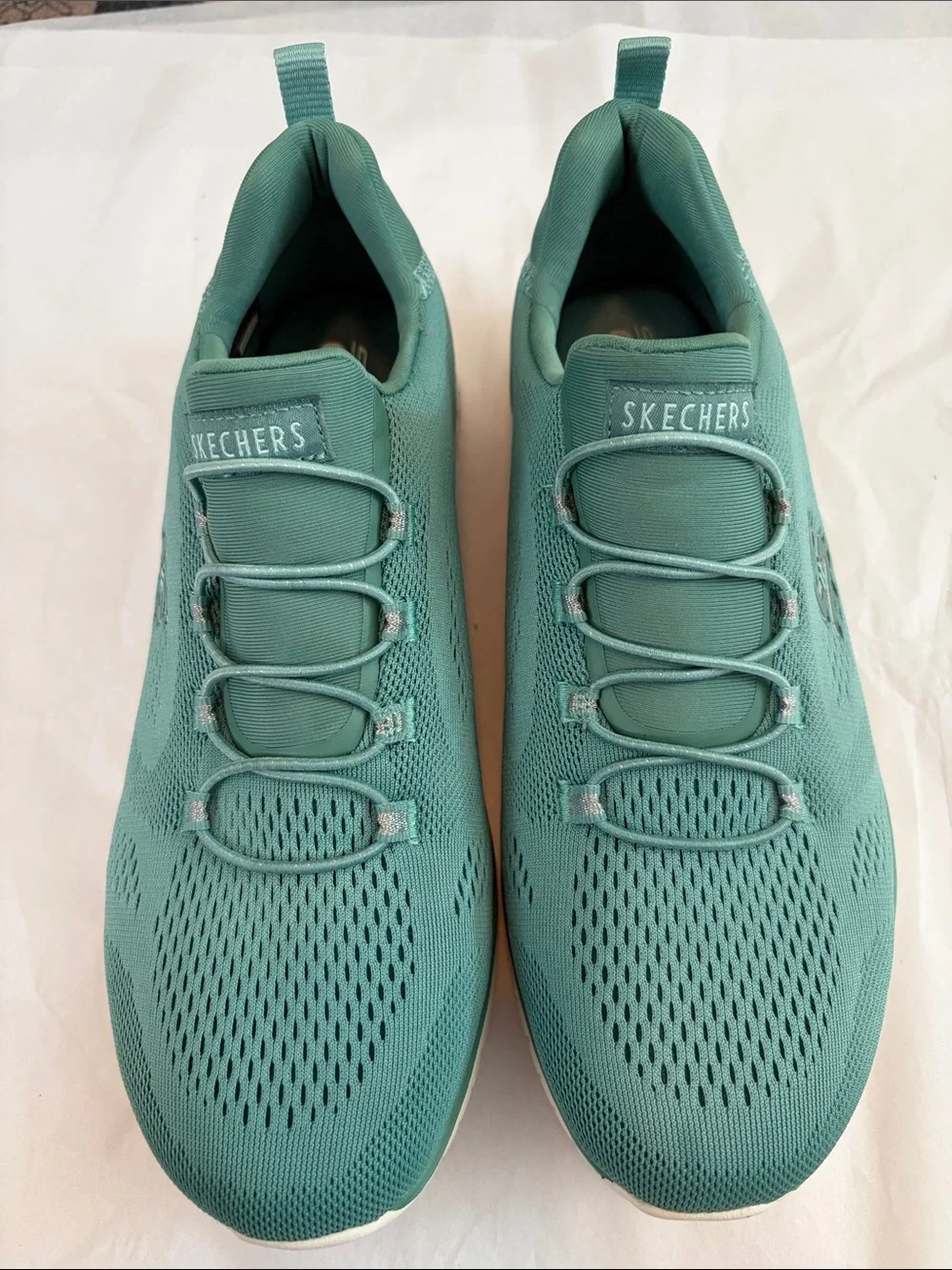 Skechers Slip-On Sneakers Teal Green